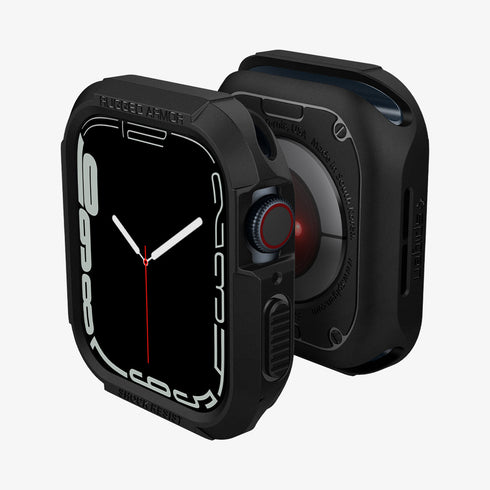 ACS05456 - Apple Watch Series (Apple Watch (49mm)) in matte black showing the front